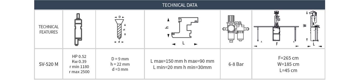 Vertical Screwing Machine (Manual) SV520M